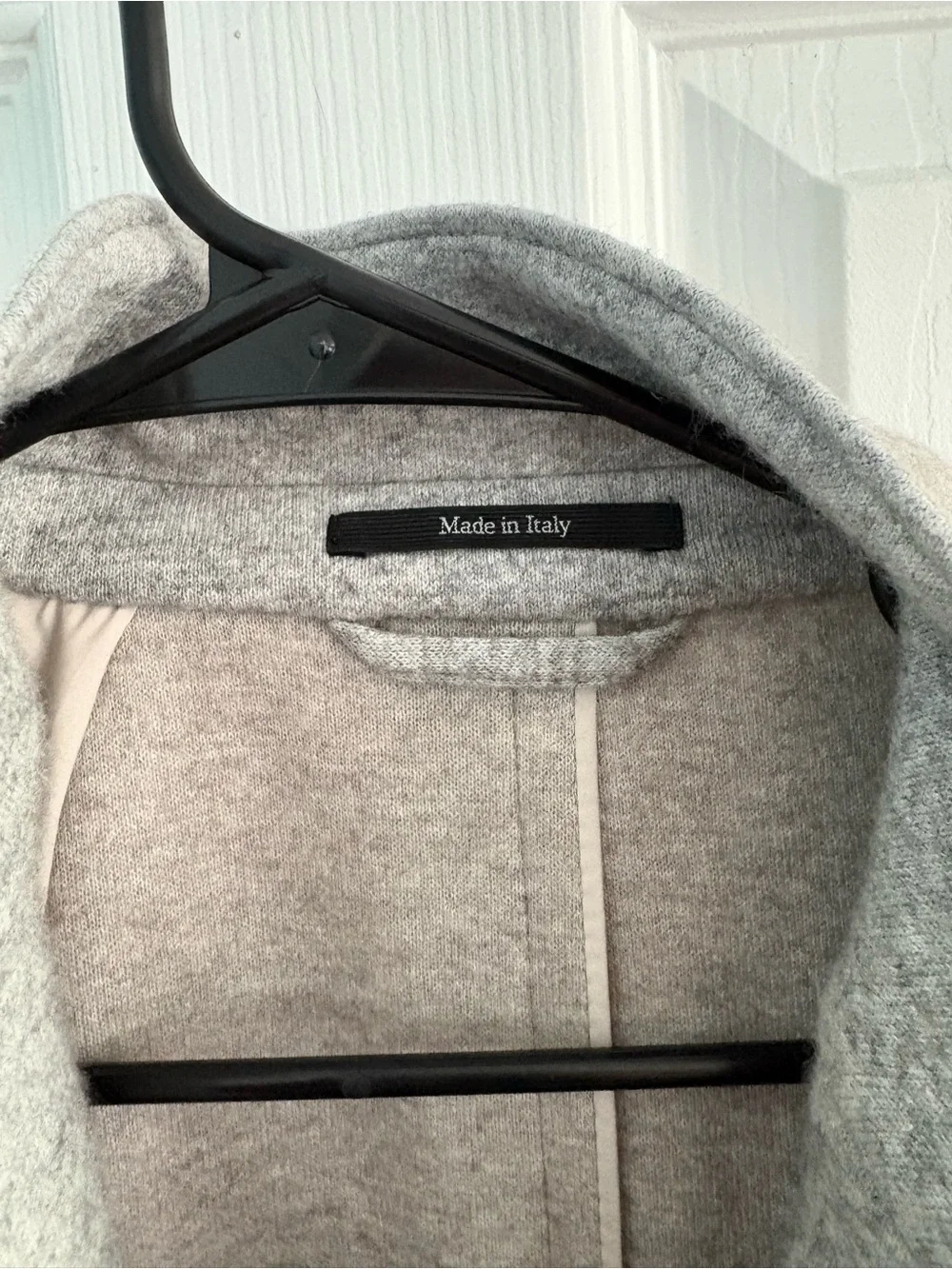 Ermenegildo Zegna JerseyWear Cashmere Silk Gray Blazer